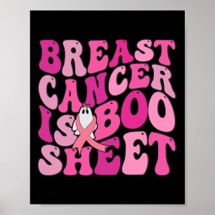 Affiche Le Cancer Du Sein Drôle Est Boite Feuille Ghost Pi