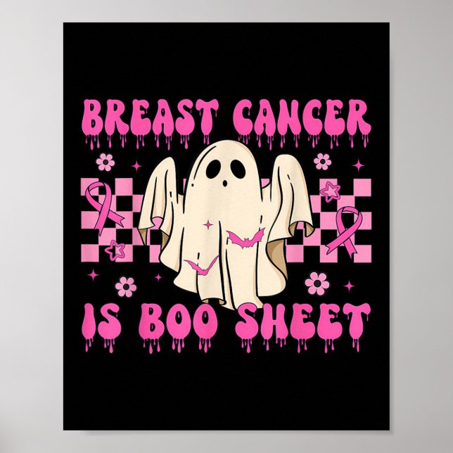 Affiche Le cancer du sein est une feuille de bas Sensibili (Devant)
