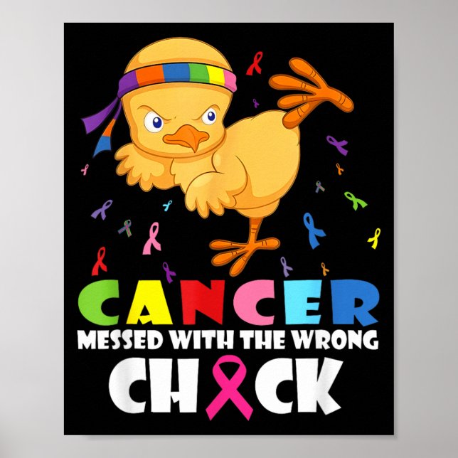 Affiche Le cancer du sein s'est trompé de fille (Devant)