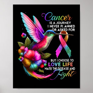 Affiche Le Cancer Est Un Voyage Que Je N'Ai Jamais Planifi