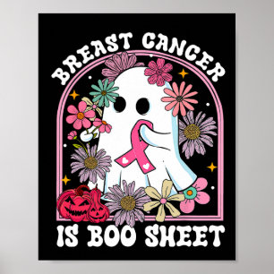 Affiche Le cancer est une feuille Boo Guerrière du cancer 