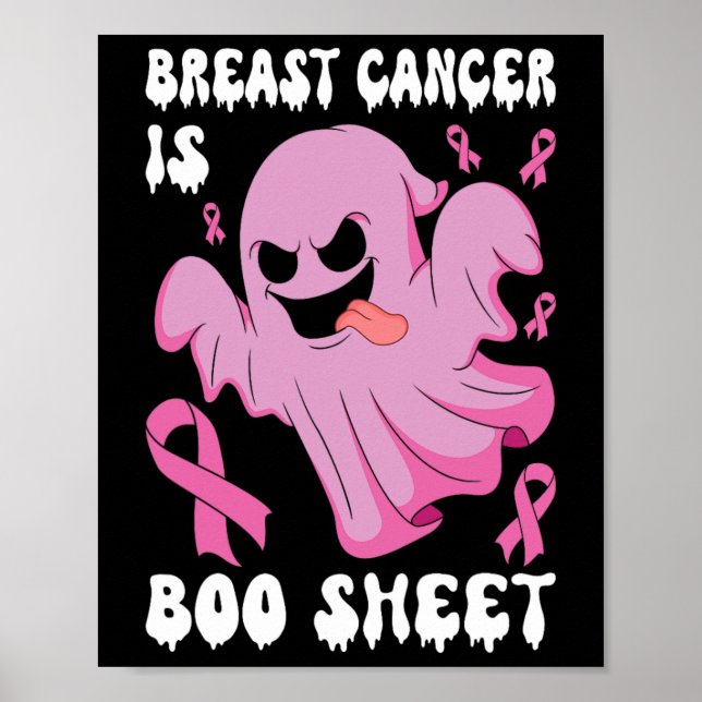 Affiche Le cancer est une feuille de bas Halloween Cancer  (Devant)