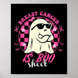 Affiche Le cancer est une feuille de bas Halloween Cancer