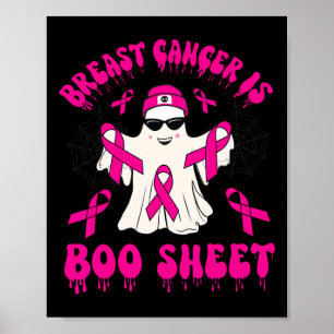 Affiche Le cancer est une feuille de bas Halloween Cancer