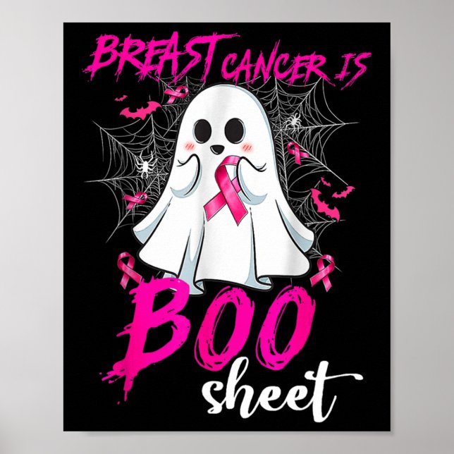 Affiche Le cancer est une feuille de bas Halloween Cancer  (Devant)