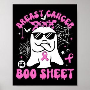 Affiche Le cancer est une feuille de seins Cancer guerrier