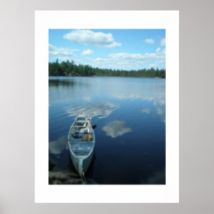 Affiche Le canoë-kayak la frontière arrose v.1