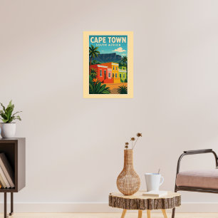 Affiche Le Cap, Afrique du Sud