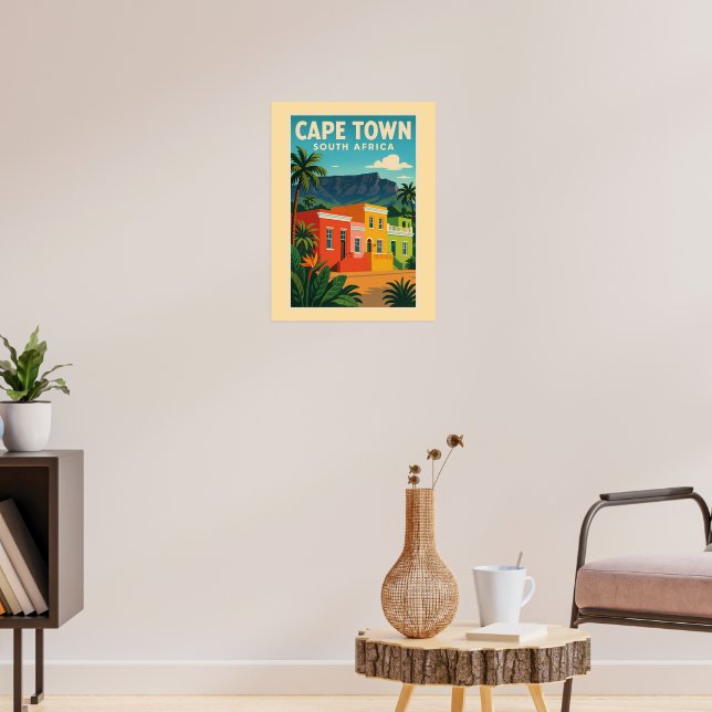 Affiche Le Cap, Afrique du Sud (Salon 3)