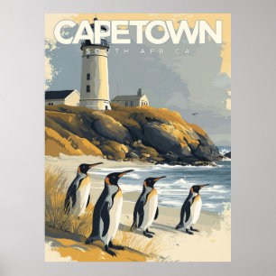 Affiche Le Cap, Afrique du Sud