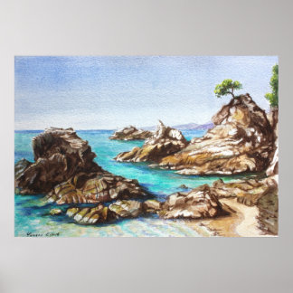 Affiche Le cap Kalamaki