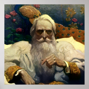 Affiche «Le capitaine Nemo du Nautilus» par NC Wyeth