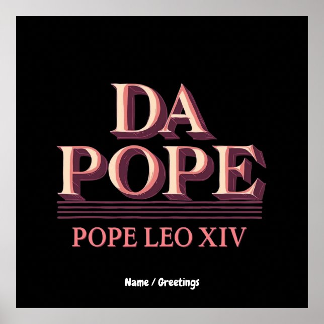 Affiche Le cardinal Robert Prevost et l'ascension du pape  (Devant)