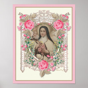 AFFICHE LE CARMELITE NUN CATHOLIQUE RELIGIEUX ST THERESSE