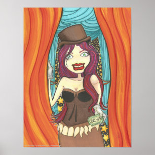 Affiche Le carnaval de Imaginaire de carnaval de longue du