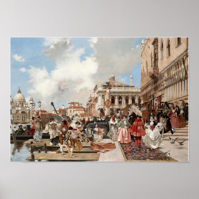 Affiche Le Carnaval, Venise (Devant)