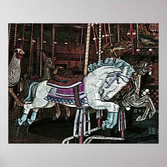 Affiche Le carrousel (Devant)