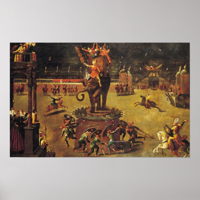 Affiche Le carrousel des éléphants (Devant)