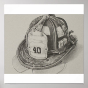 AFFICHE LE CASQUE DE FIREMAN