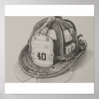 AFFICHE LE CASQUE DE FIREMAN