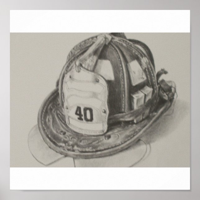 AFFICHE LE CASQUE DE FIREMAN (Devant)