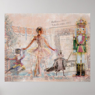 Affiche "Le Casse-Noisette" Vintage