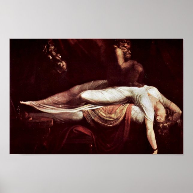 Affiche Le Cauchemar, De Johann Heinrich Füssli (Best Qu (Devant)