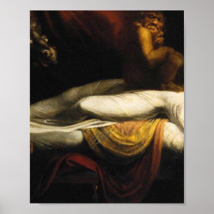 Affiche Le cauchemar peint Henry Fuseli Thomas Burke