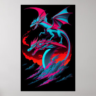 Affiche Le Cavalier de Surf du Dragon