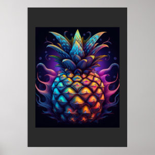 Affiche Le célèbre ananas Mandelbrot
