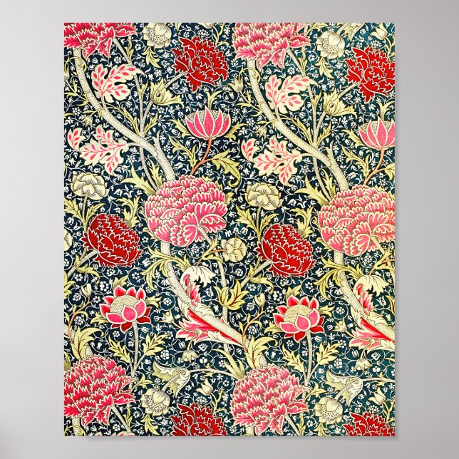 Affiche Le célèbre motif Cray de William Morris (Devant)