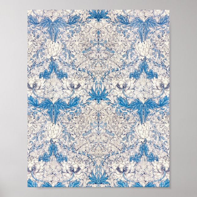 Affiche Le célèbre motif Honeysuckle de William Morris (Devant)
