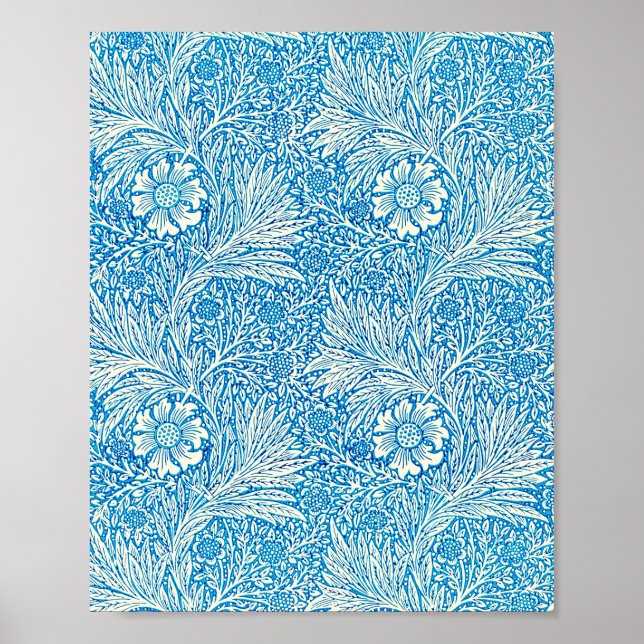 Affiche Le célèbre motif Marigold de William Morris (Devant)