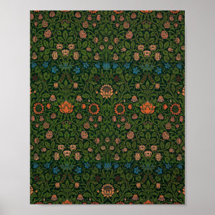 Affiche Le célèbre motif Tulip de William Morris