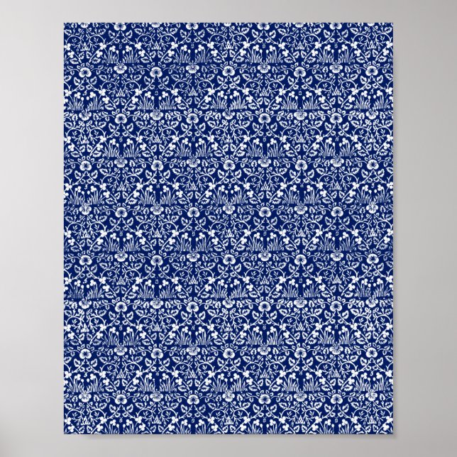 Affiche Le célèbre oeil motif de William Morris (Devant)