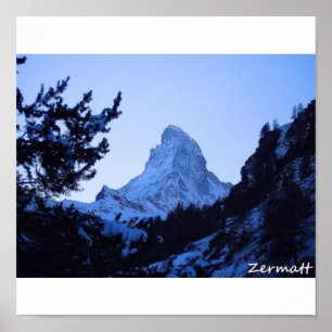 Affiche Le Cervin, Zermatt