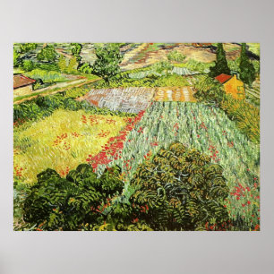 Affiche Le "Champ avec des pavots" de Vincent van Gogh (18