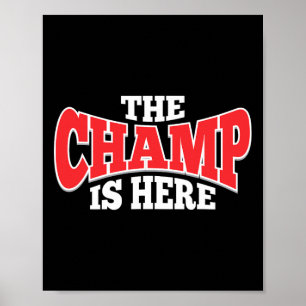 Affiche Le Champ Est Ici Sport Arts Martiaux Motivationnel