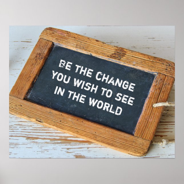 Affiche "Le changement (Devant)