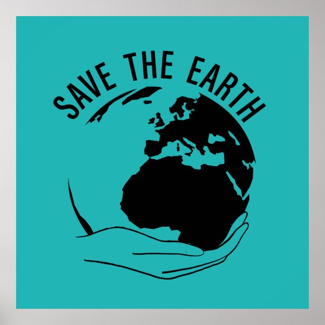 Affiche le changement climatique est réel (Devant)