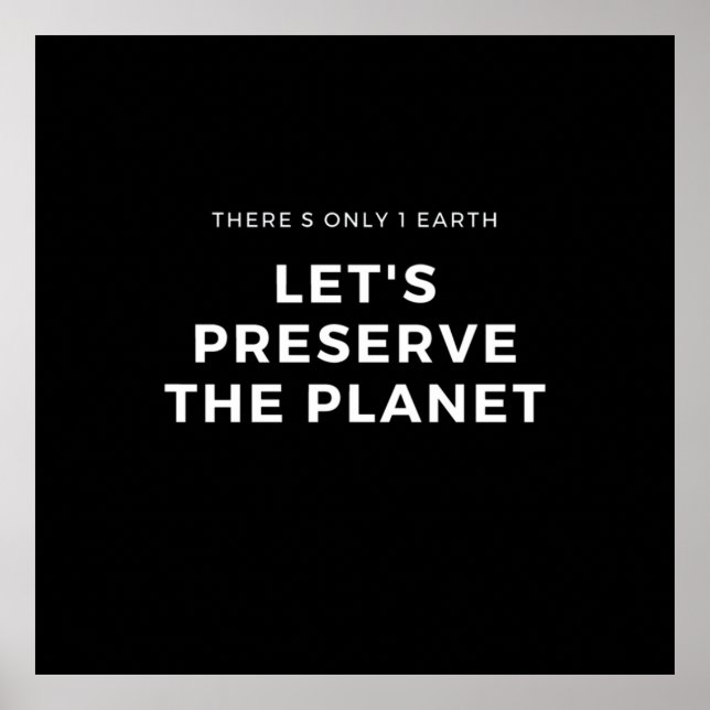 Affiche le changement climatique est une véritable urgence (Devant)