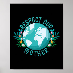 Affiche Le Changement Climatique Respectez Notre Mère Sauv