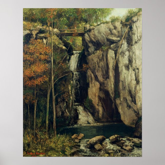 Affiche Le chaos à Conches, 1864 (Devant)