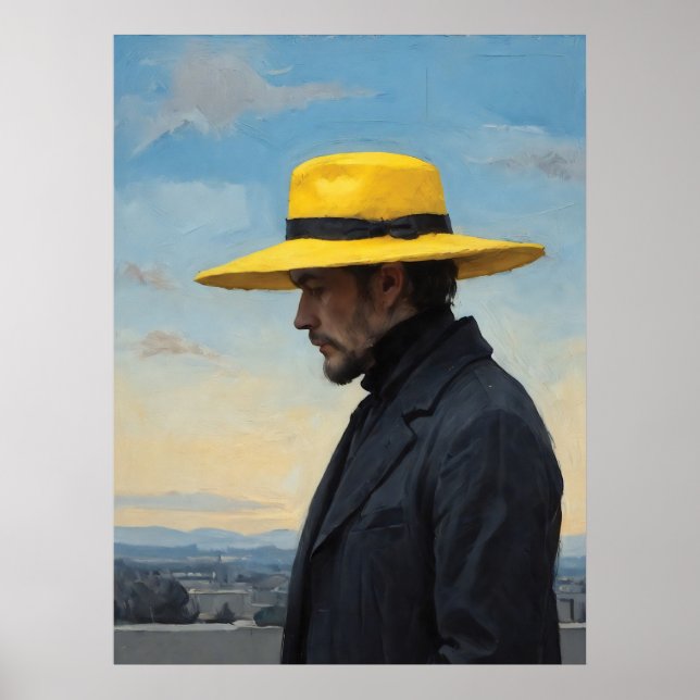 Affiche Le Chapeau Jaune (Devant)