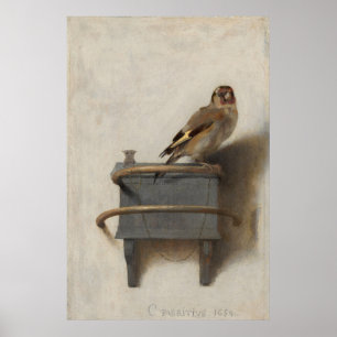 Affiche Le chardonneret
