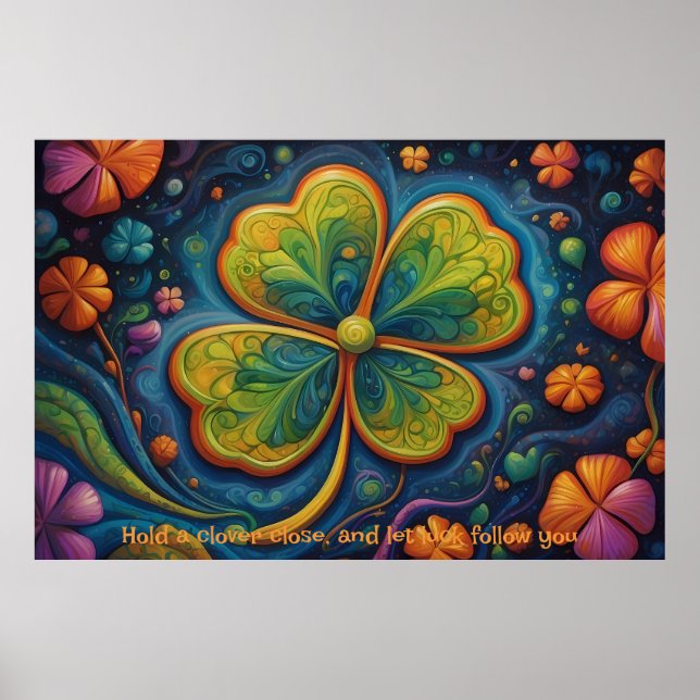 Affiche Le charme de Clover : un voyage de chance (Devant)