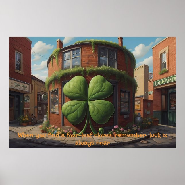 Affiche Le charme de Clover : un voyage de chance (Devant)