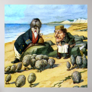 Affiche Le charpentier et le morse au pays des merveilles