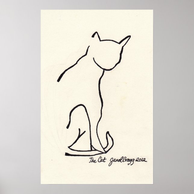Affiche Le chat (Devant)