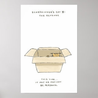Affiche le chat de schrödinger II : la vengeance
